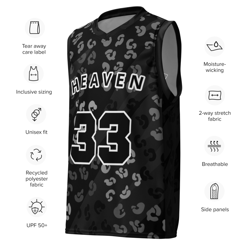 Maillot "Heaven 33" motif léopard - unisexe et recyclé