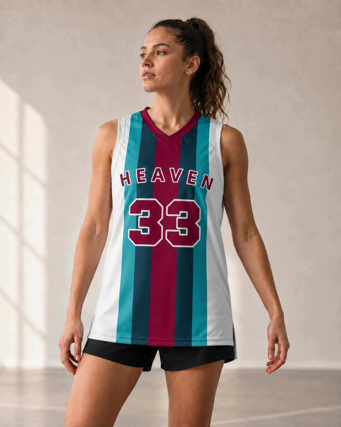 Maillot "Heaven 33" Motif à rayures - Unisexe et recyclé