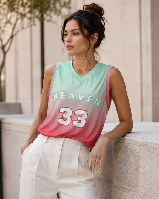 Maillot Heaven 33 Dégradé Menthe & Rose - Unisexe et recyclé