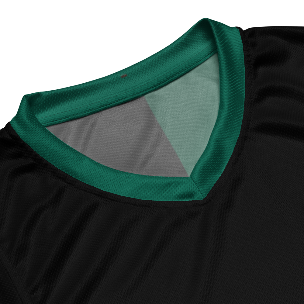 Maillot "Heaven 33" noir & vert - unisexe et recyclé