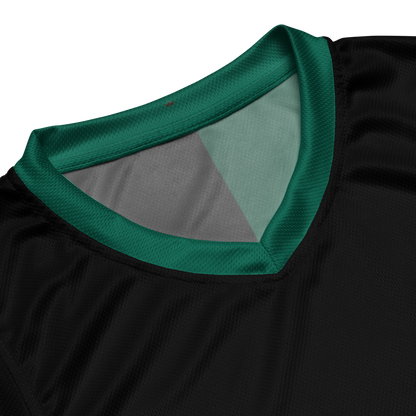 Maillot "Heaven 33" noir & vert - unisexe et recyclé